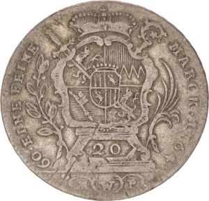 Adam Friedrich von Seinsheim, 20 kreuzer,1764