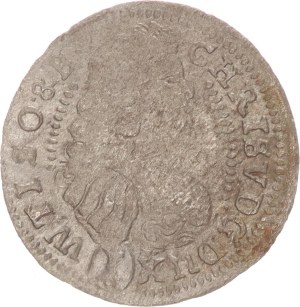Christian Ulrich, 1 kreuzer, scarce year,1680