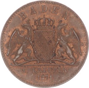 1 kreutzer,1871