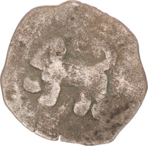 Stephan III., Johann II., Friedrich(1375-1392), Neuötting Hund von Baum, pfennig,o.J.