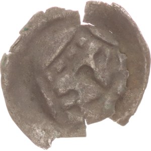 Deutscher Orden, hohpfennig, cross above crown, edge cracked, R!,