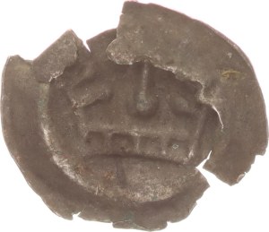 Deutscher Orden, hohpfennig, cross above crown, edge cracked, R!,