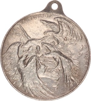Silver medal, 100th anniversary of the Battle of the Nations,1913