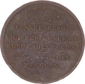 AE-medaille, Staatsminister Sylvius Ludwig Friedrich von Frankenberg, 32mm,1815