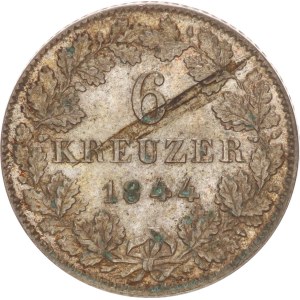 6 kreuzer,1844