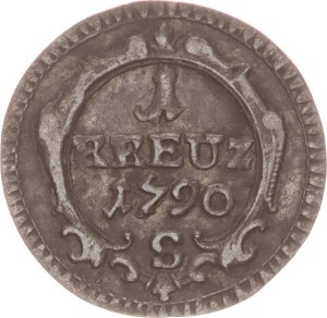 Alexander, 1 kreuzer, S,1790