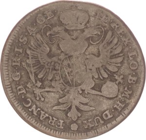 mit titel Franz I., 10 kreuzer, FH,1765/1764