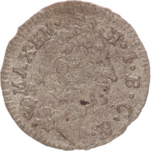 Maximilian II. Emanuel, 1 kreuzer, scratch, RR!,1721