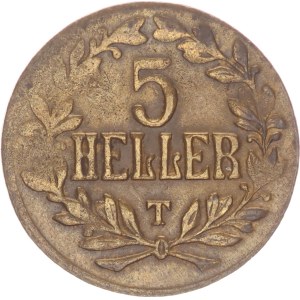 5 heller, T,1916