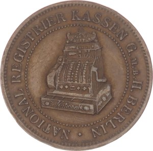 National Registrier Kassen G.M.B.H, Berlin, Reklamemarke,