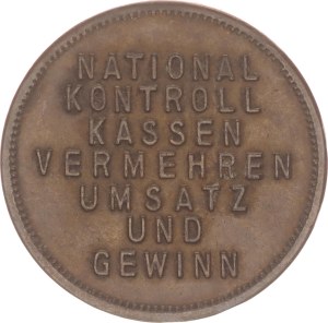 National Registrier Kassen G.M.B.H, Berlin, Reklamemarke,