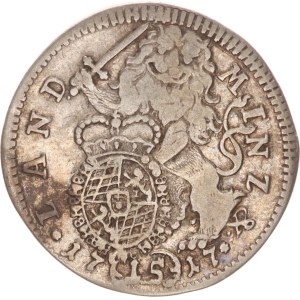 Maximilian II. Emanuel, 15 kreuzer,1717