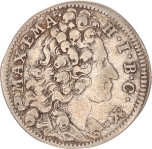 Maximilian II. Emanuel, 15 kreuzer,1717