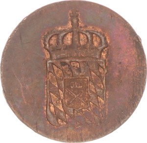 Maximilian I. Joseph, 1 pfennig,1824