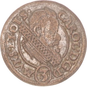 Karl II., 3 kreuzer,1614