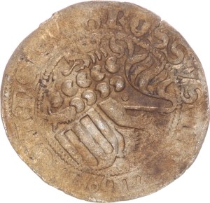 Friedrich II. with Margaretia(1456-1464), schwertgroschen, Colbitz,