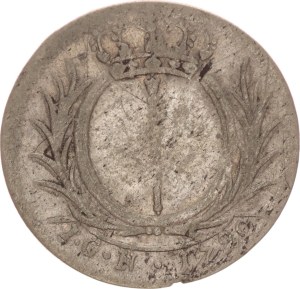 Friedrich Wilhelm, 1/24 taler, Berlin, scarce year,1720