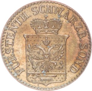 Günther Friedrich Karl II., ½ silver groschen,1851