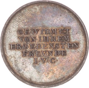 Silver medal, Philipp Wildburg and Francisca Gairsruck wedding, 27mm, R!,1796