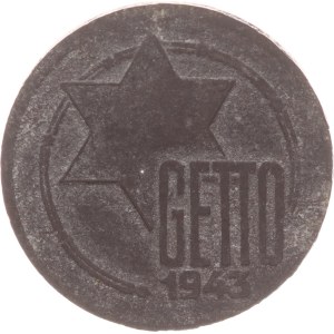 5 mark, Getto Litzmannstadt Quittung, Magnesium,1943