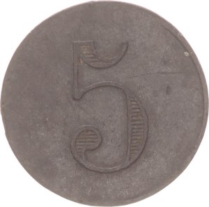 Kriegsgefangenen Lager, Genua, Gettone Prigionieri di guerra 5, R!,