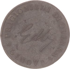 Kriegsgefangenen Lager, Genua, Gettone Prigionieri di guerra 5, R!,