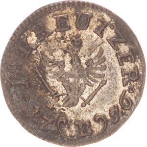 Friedrich II.,1 kreutzer, B,1756