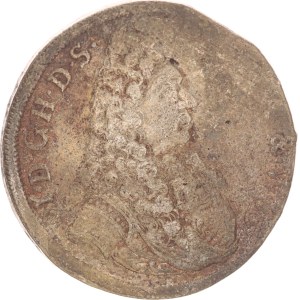 Heinrich III., 2/3 taler, Römhild,1691