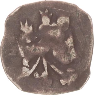 Stephan III. Friedrich(1372-1392),pfennig, Neuötting, Hund von Baum,
