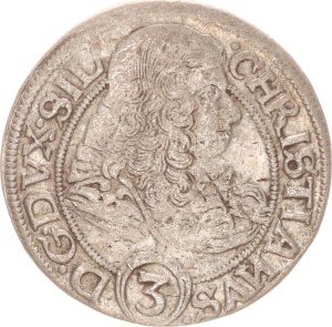 Christian, 3 kreuzer, CB,1669
