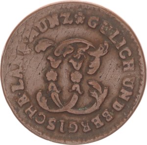 Karl Theodor, 1/2 stüber, PR,1786