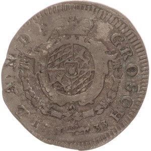 Karl Albrecht, 3 kreuzer,1733