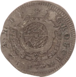 Karl Albrecht, 3 kreuzer,1733