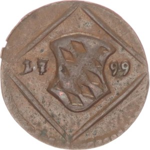 Karl Theodor, 1 heller,1799