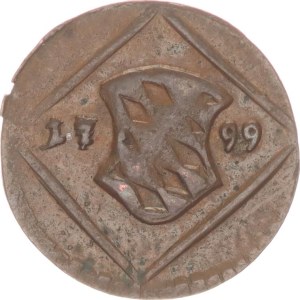 Karl Theodor, 1 heller,1799