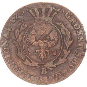 Friedrich Wilhelm II.(1786-1797), groschen, B, flan error,1797