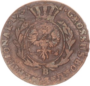 Friedrich Wilhelm II.(1786-1797), groschen, B, flan error,1797