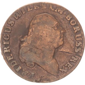 Friedrich Wilhelm II.(1786-1797), groschen, B, flan error,1797
