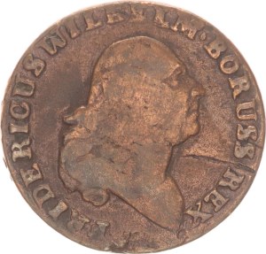 Friedrich Wilhelm II.(1786-1797), groschen, B, flan error,1797