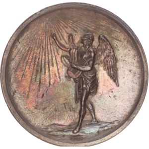 Silver medal, around 1800, Birth present, Loos,