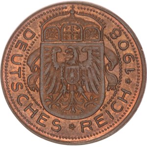 25 pfennig, D,1908
