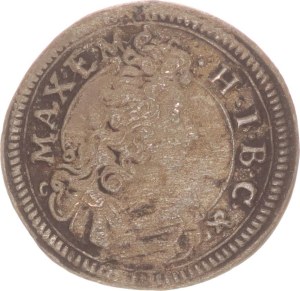 Maximilian II. Emanuel, 1 kreuzer,1696