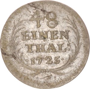 Friedrich August, 1/48 taler, IGS Dresden,1725