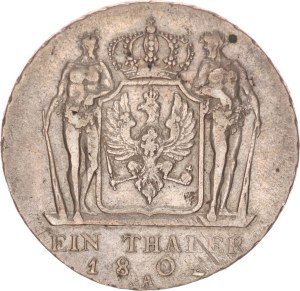 Taler, A, mountmark,1802