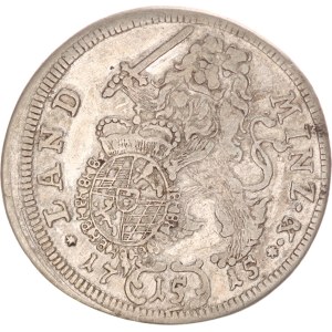 Maximilian II. Emanuel, 15 kreuzer,1715