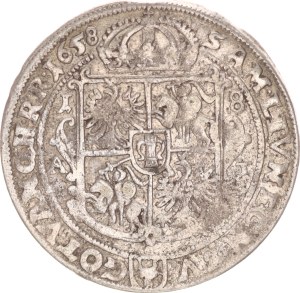 Johann II. Casimir, ort, AT , Posen, sam.liv.nec instead of moneta nova,1658
