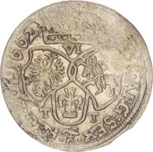 Johann Casimir, 6 groschen, TT, Bromberg,1662