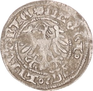 Alexander(1492-1506), ½ groschen, Vilnius, Mint error,