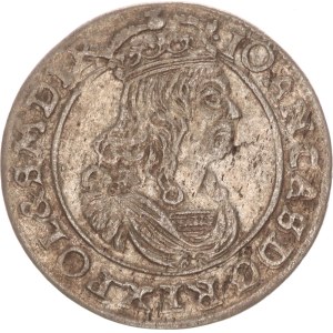Johann Casimir, 6 groschen, AT, Krakow, Rare in this condition!,1663