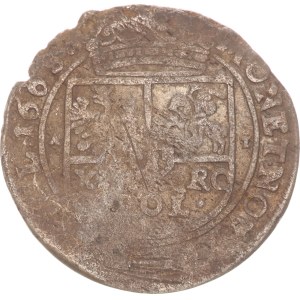 Johann II. Casimir, Tympf, Posen, edge error,1663